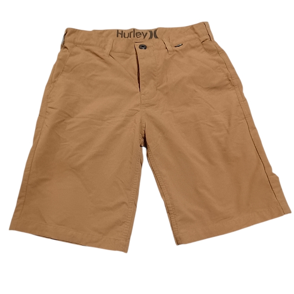 Hurley Nike Dry Fit Men's Tan Flat Front Shorts